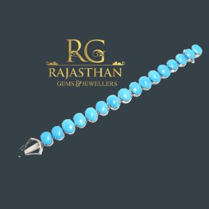 Rajasthan Gems Bracelet Silver Sterling 925 Jewelry Natural Turquoise Gem Stone Women Handmade Gift F767