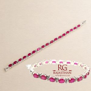 Rajasthan Gems Bracelet Openable 925 Sterling Silver Marcasite & Red Onyx Gem Stone Women Handmade GIft G481