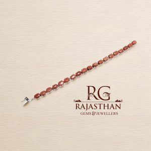 Rajasthan Gems Bracelet 925 Sterling Silver Jewelry Natural Sandstone Sunstone Gem Stone Women Handmade Gift G482