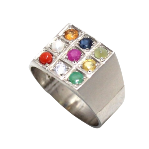 Rajasthan Gems Mens Ring Solid 925 Sterling Silver Men Natural Gem Stone Gemstone Stones Cubic Zirconia Handmade Gift H439