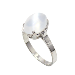 Rajasthan Gems Ring Silver 925 Sterling Women Natural Moonstone Gem Stone Handmade Gift H442