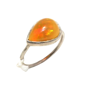 Rajasthan Gems Ring 925 Sterling Silver Opal Gem Stone Women Handmade Gift i100