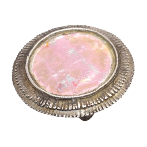 Rajasthan Gems Adjustable Ring Antique Old Silver Glass Material Temple Tribal Traditional Women Handmade i150