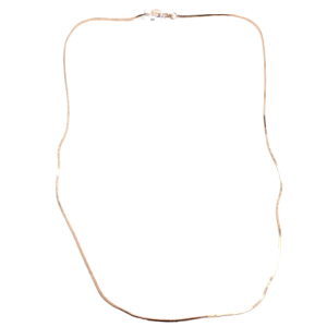 Rajasthan Gems Snake Chain Necklace 925 Sterling Silver 17.0" inches Rose Gold Plated Handmade Designer Unisex Men Women Gift i288
