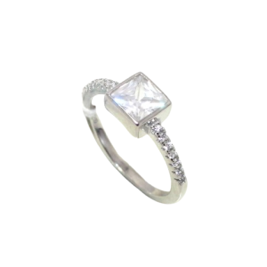 Rajasthan Gems Ring 925 Sterling Silver Cubic Zirconia CZ Zircon Stone Women Handmade Gift i460
